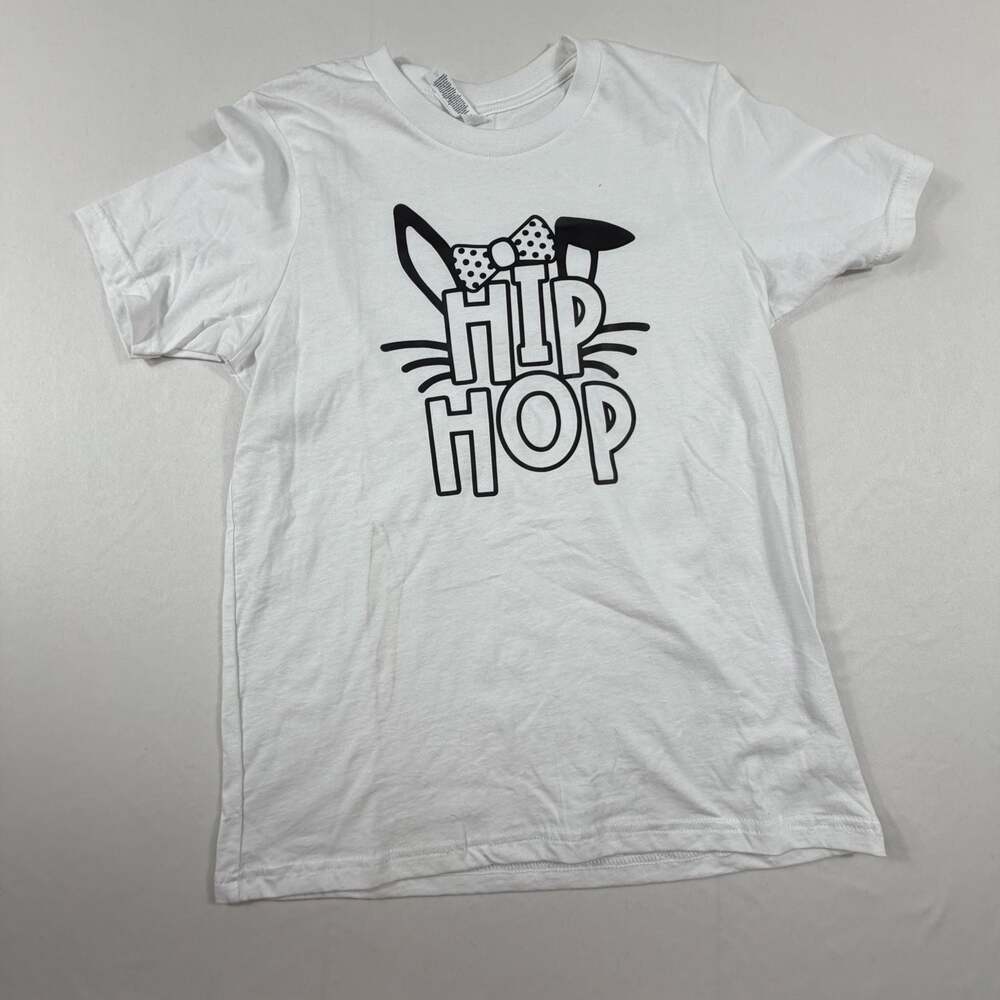 Bella+Canvas Kids Easter Hip Hop Bunny Graphic T-Shirt
